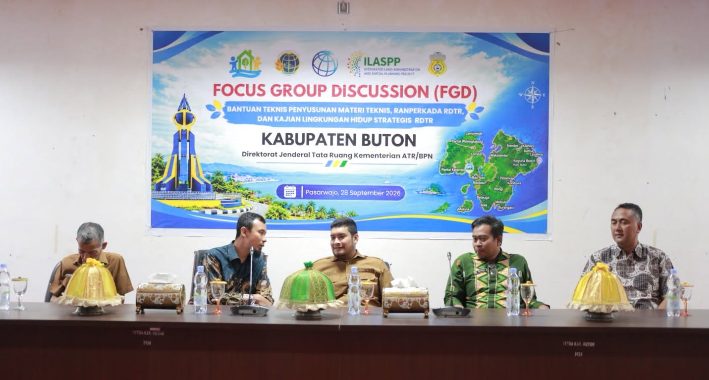 Bupati Buton Buka FGD Penyusunan Materi Teknis dan Ranperkada RDTR