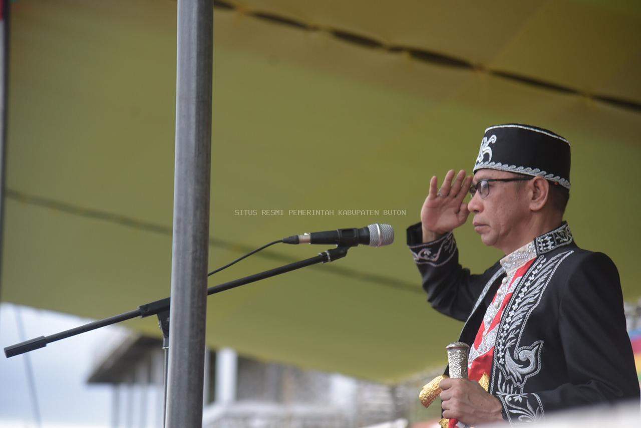 Pj. Bupati Buton Paparkan Capaian Kinerja dan Launching Berbagai Kegiatan pada Puncak Peringatan HUT Buton dan Pasarwajo