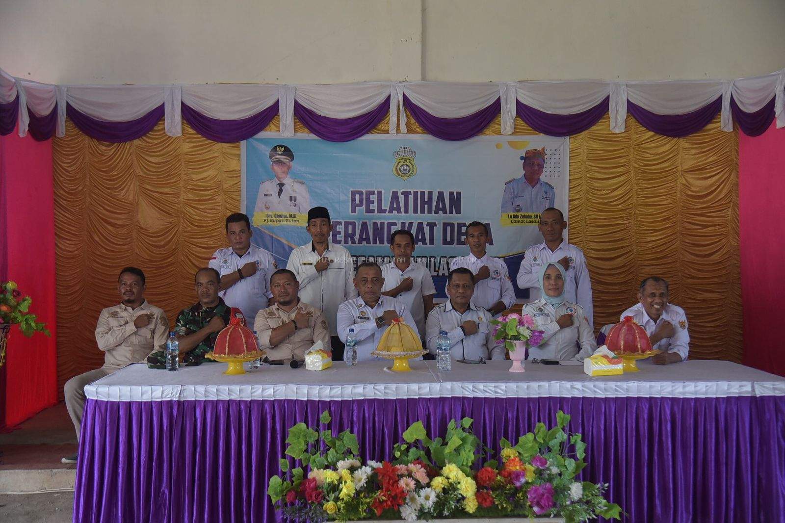 Pemkab Buton Gelar  Pelatihan Peningkatan Kapasitas Aparatur Desa di Lasalimu