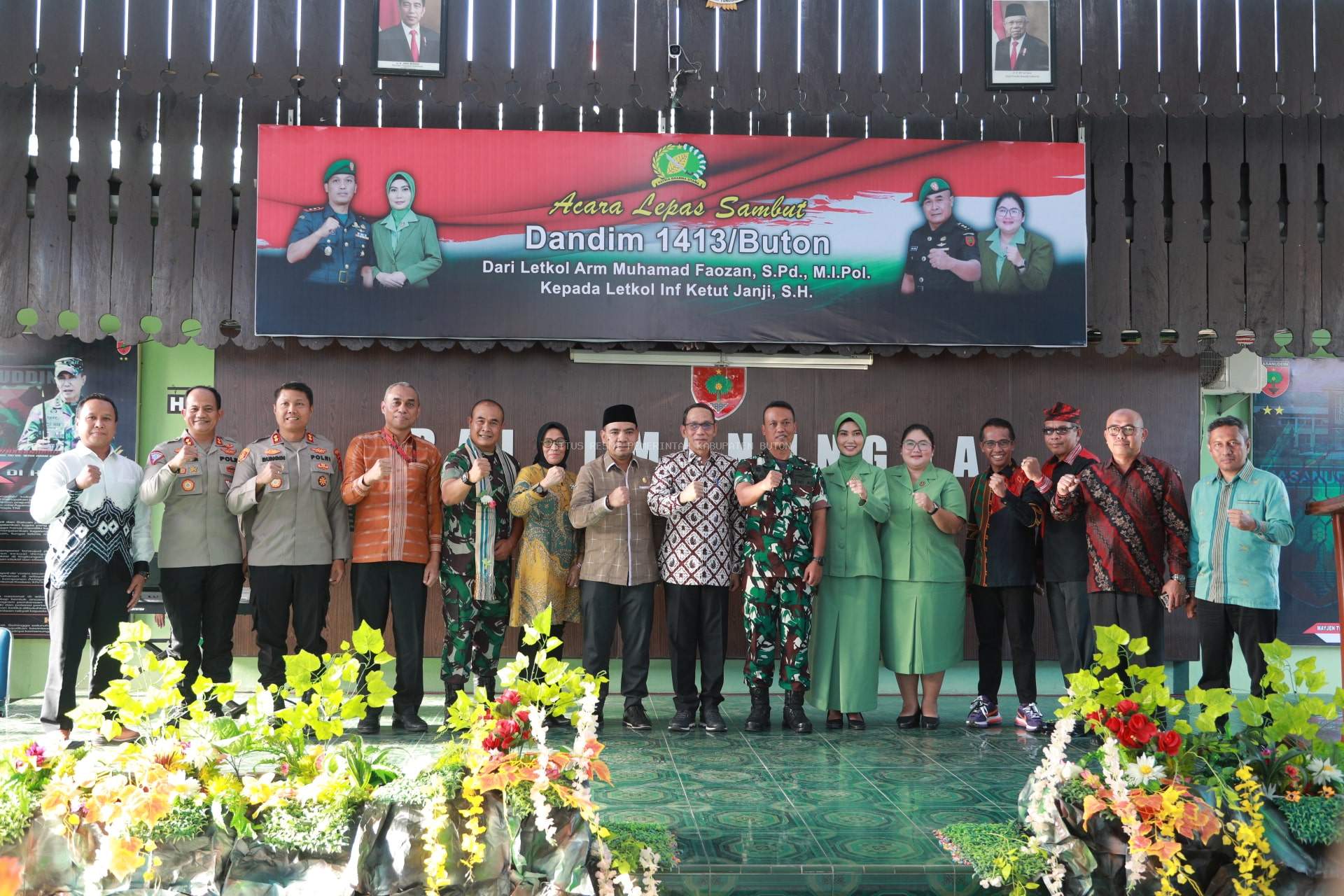 Dandim 1413 Buton Berganti, Pj. Bupati Buton Harap Sinergitas dan Kolaborasi tetap Berlanjut