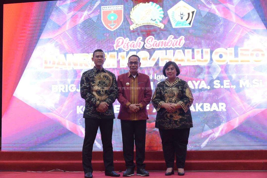 Pj. Bupati Buton Hadiri Pisah Sambut Danrem 143 HO
